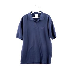Vintage 90s Jaguar Racing Polo Golf Shirt Blue